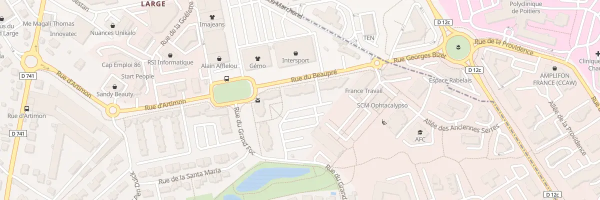 Plan du 3 Rue du Beaupré à Saint-Benoît