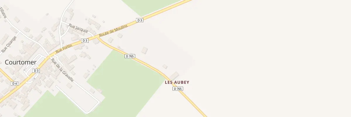Plan du 7 Rte de Tellieres à Courtomer