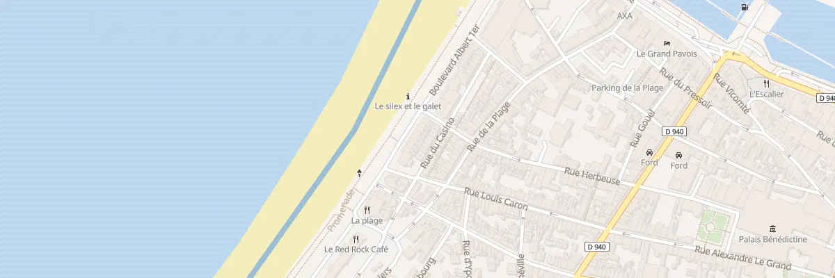 Plan du 55 Bd Albert 1er à Fécamp