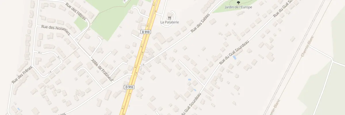 Plan du 10 Rue des Sables à Chasseneuil-du-Poitou