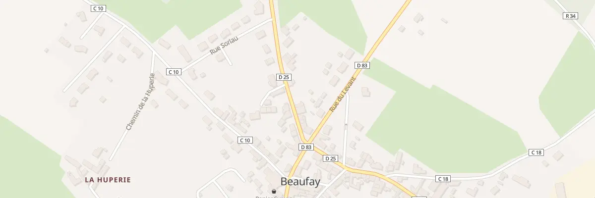 Plan du 10 Rue de la Liberation à Beaufay