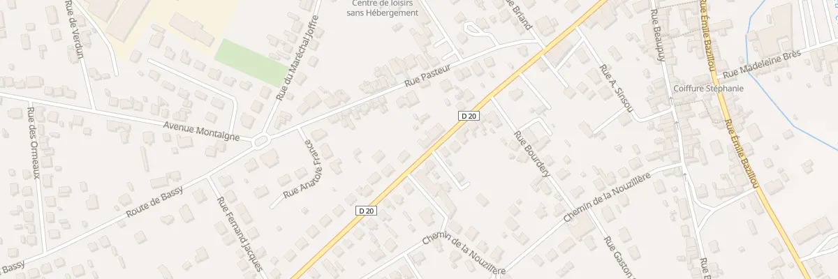 Plan du 34 Rue des Héros de la Résistance à Mussidan