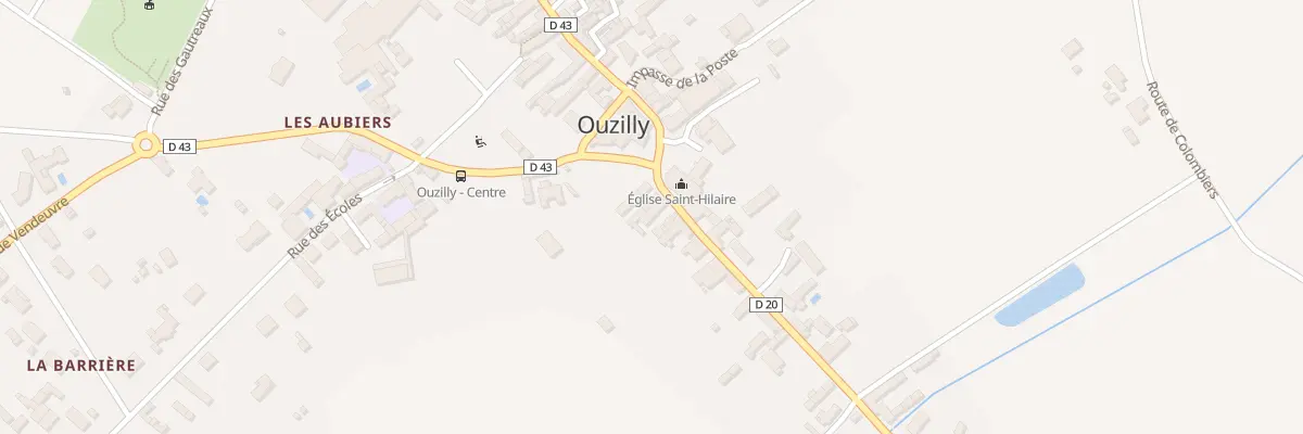 Plan du 4 Rte de Marigny à Ouzilly