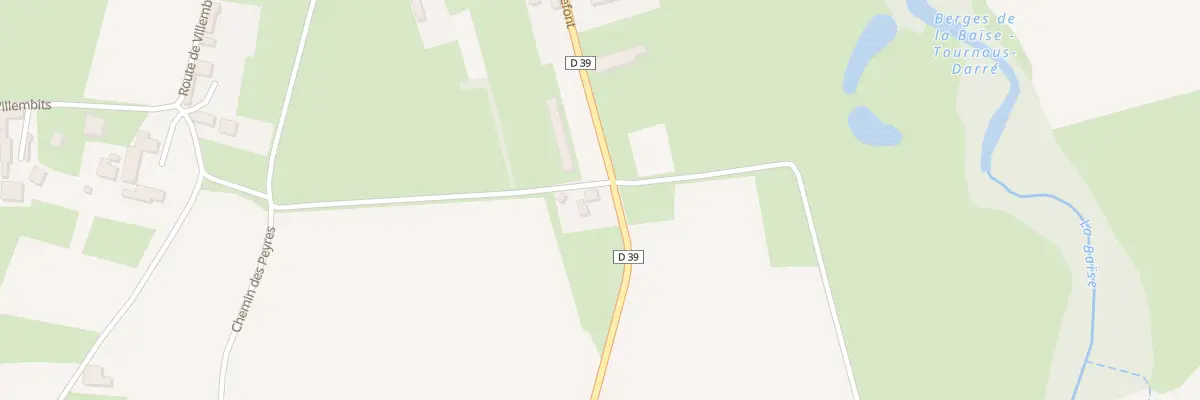 Plan du 5014 Las Agneres à Tournous-Darré