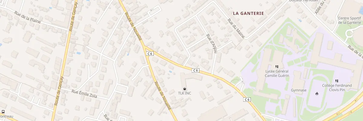Plan du 15 Rue de la Gibauderie à Poitiers