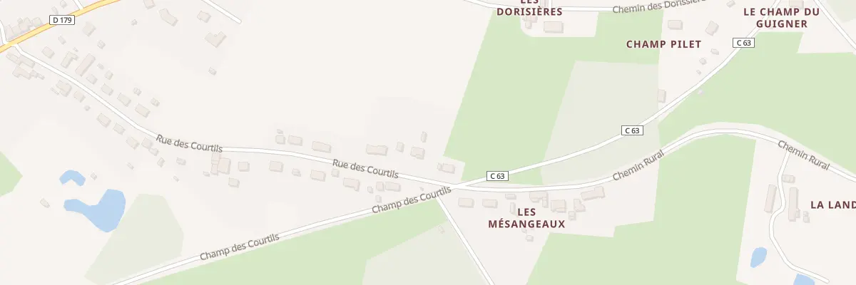 Plan du 23 Rue des Courtils à Sillé-le-Philippe