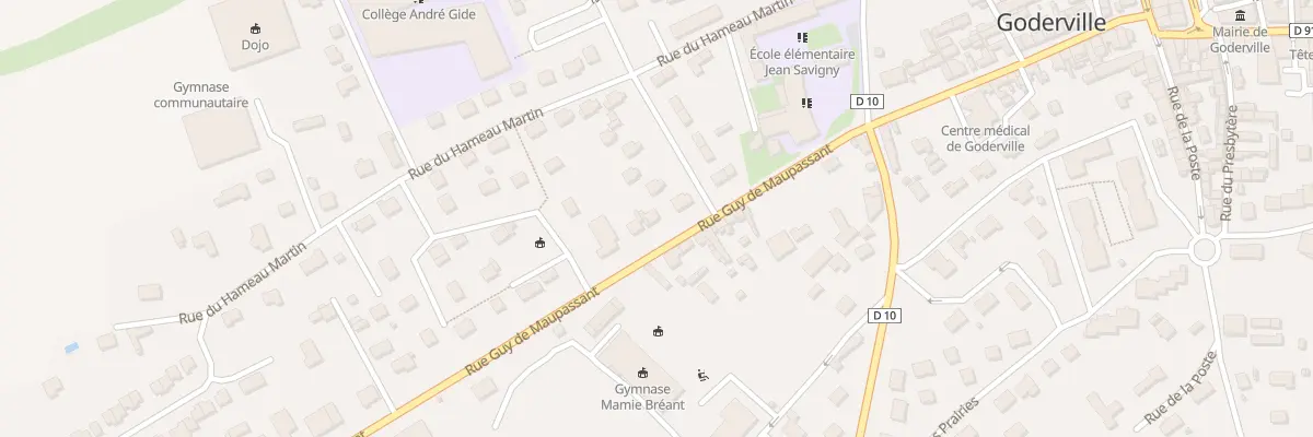 Plan du 62 Rue Guy de Maupassant à Goderville