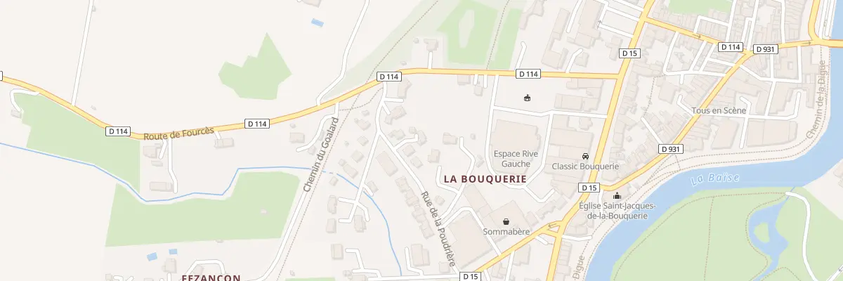 Plan du 6 Rue Jean Jacques Rousseau à Condom