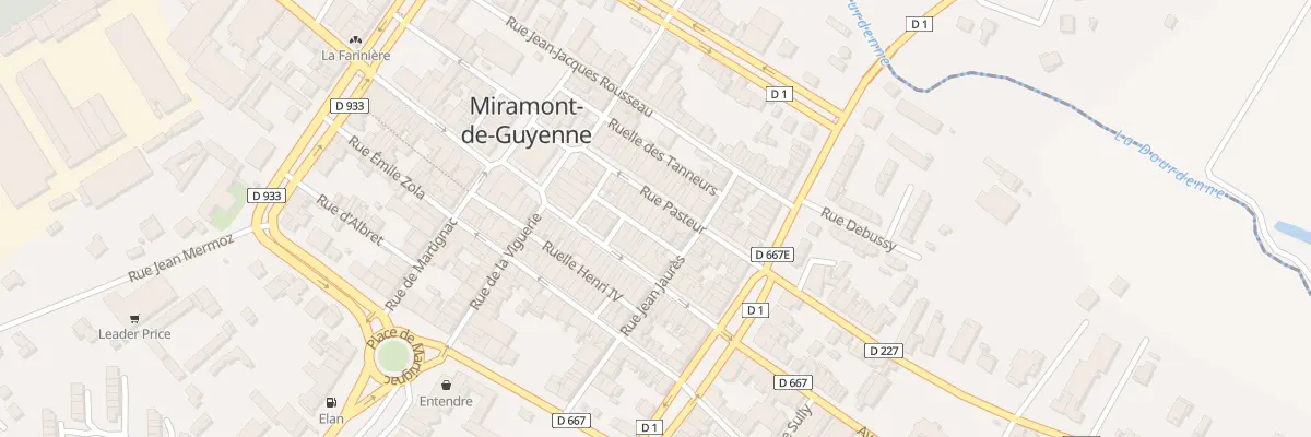 Plan du 26 Rue Pasteur à Miramont-de-Guyenne
