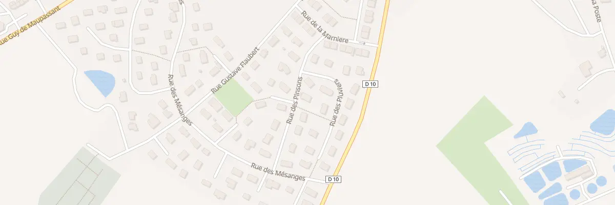 Plan du 8 Rue des Pinsons à Goderville