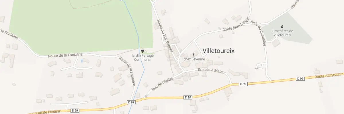 Plan du 3 Rte du Ruy Bagner à Villetoureix