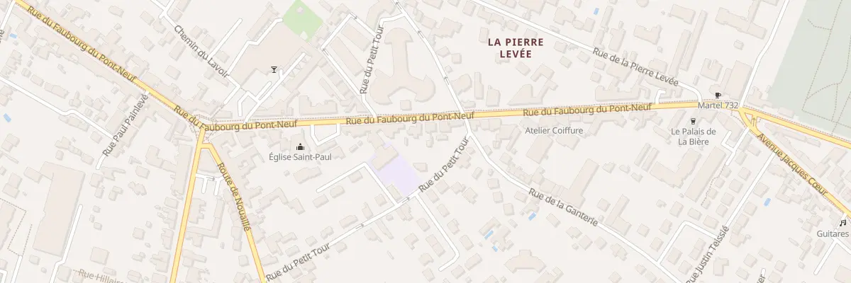 Plan du 194B Rue du Fg du Pont Neuf à Poitiers