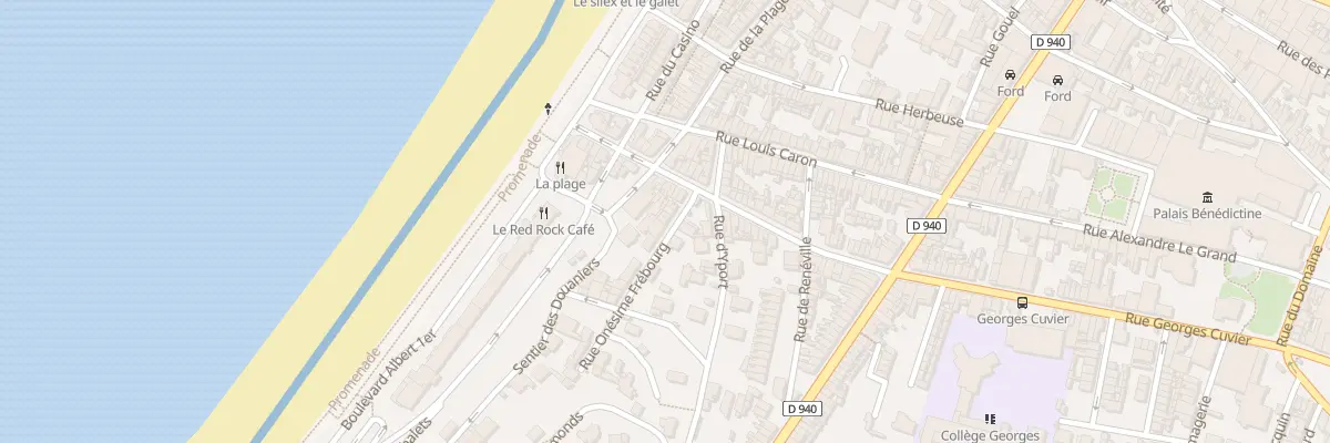 Plan du 8 Rue Onesime Frebourg à Fécamp