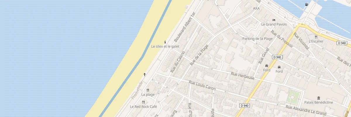 Plan du 20 Rue du Casino à Fécamp