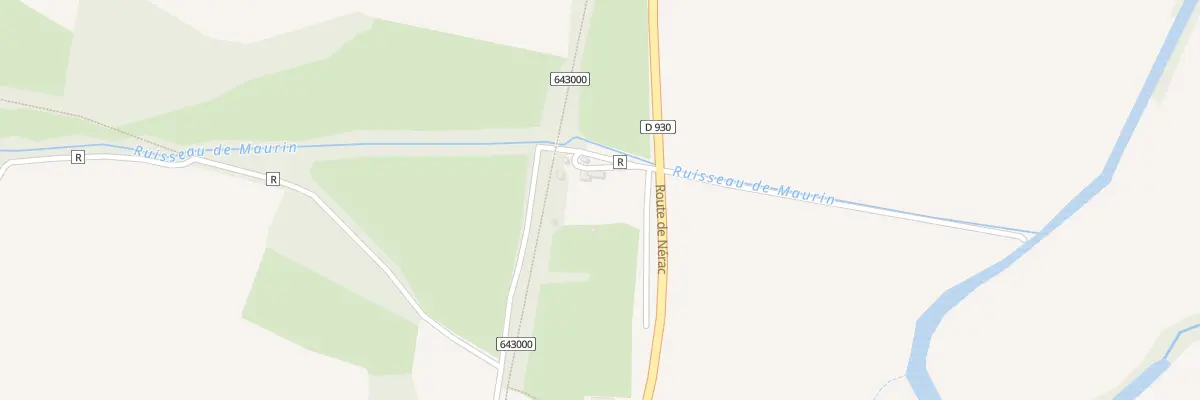 Plan du 731 Rte de Nerac à Moncrabeau