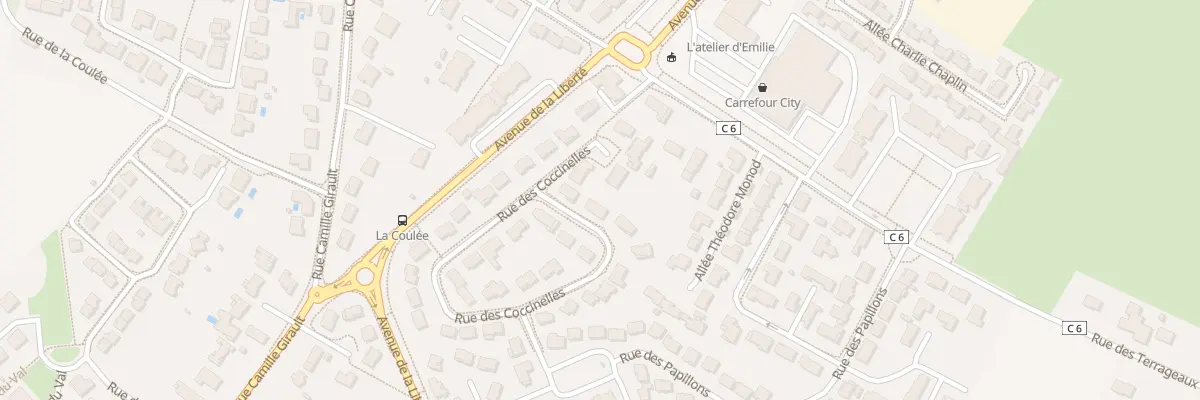 Plan du 16 Rue des Coccinelles à Buxerolles