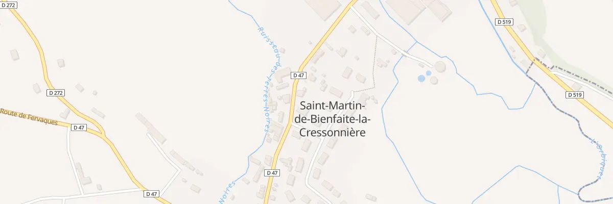 Plan du 1 Lot. Jacques Rolland à Saint-Martin-de-Bienfaite-la-Cressonnière