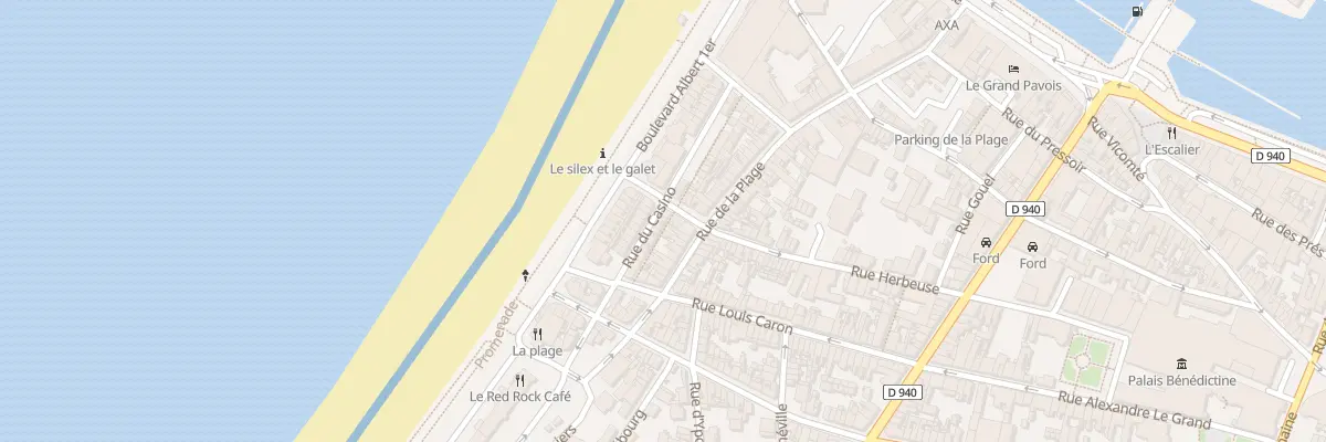 Plan du 25 Rue du Casino à Fécamp