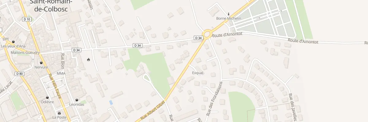 Plan du 25 Rue Albert Gibet à Saint-Romain-de-Colbosc