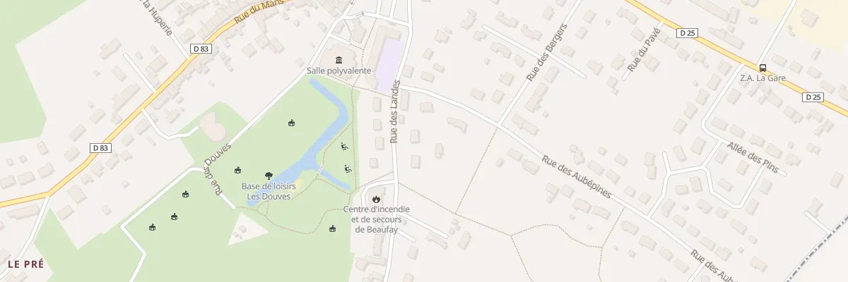 Plan du 7 Rue des Landes à Beaufay