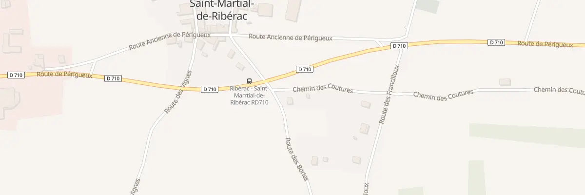 Plan du 1228 Rte des Bories à Ribérac