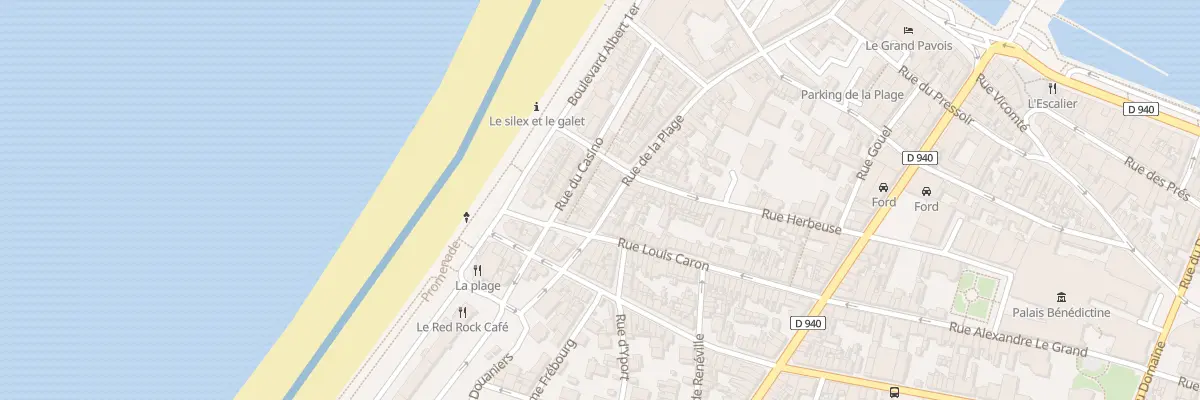 Plan du 68 Rue de la Plage à Fécamp