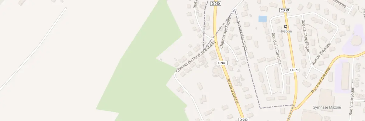 Plan du 98 Che du Fond de Bucaille à Saint-Léonard