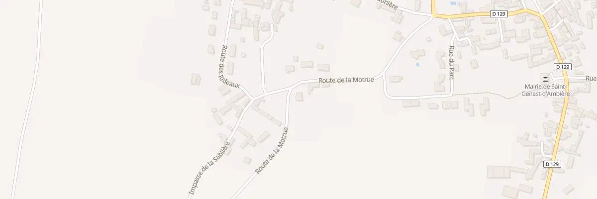 Plan du 13 Rte de la Motrue à Saint-Genest-d’Ambière