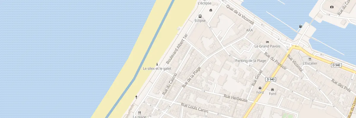 Plan du 14 Rue du Casino à Fécamp