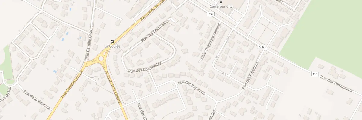 Plan du 10 Rue des Coccinelles à Buxerolles