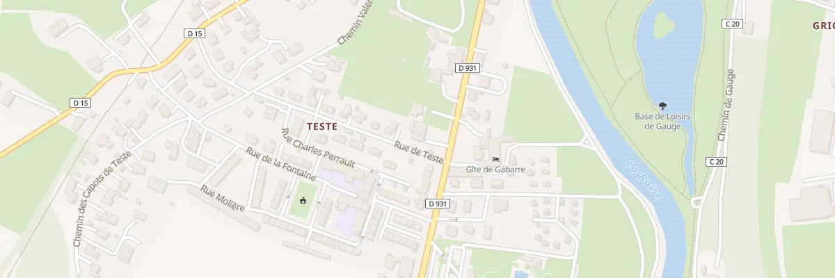 Plan du 1 Rue de Teste à Condom