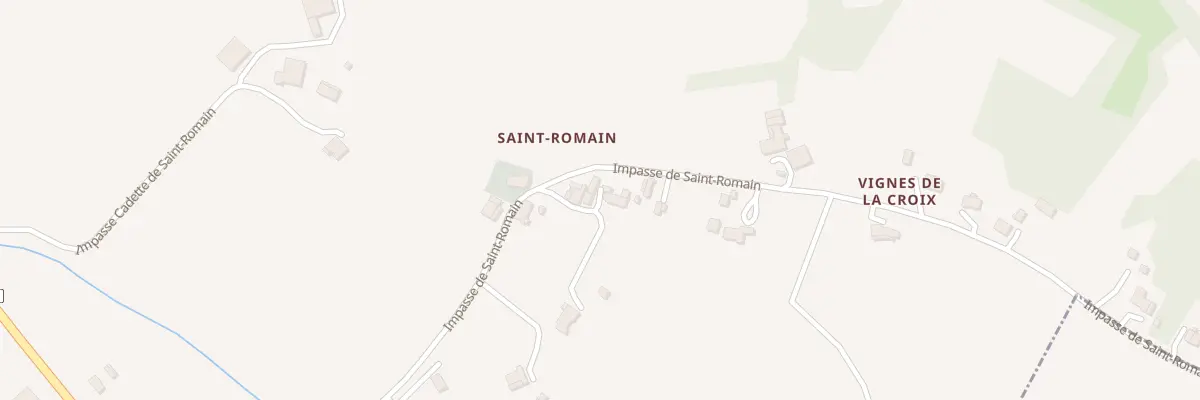 Plan du 420 Imp de Saint Romain à Roumagne