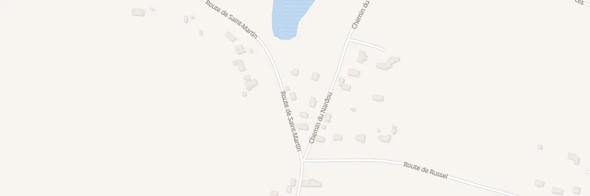 Plan du 52 Rte de Saint-Martin à Lamonzie-Saint-Martin