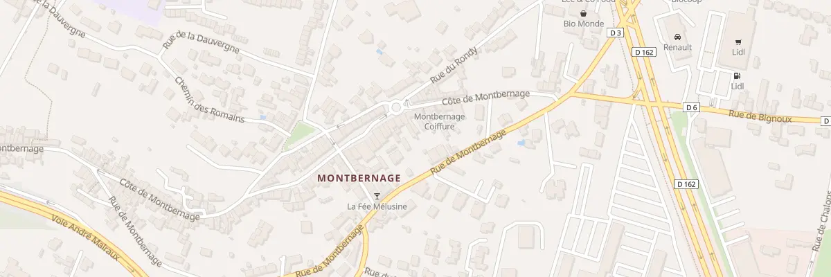 Plan du 157 Rue de Montbernage à Poitiers