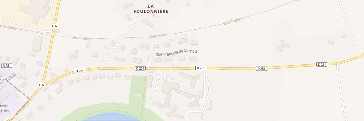 Plan du 9 Rue François de Vernou à Coulonges-sur-Sarthe
