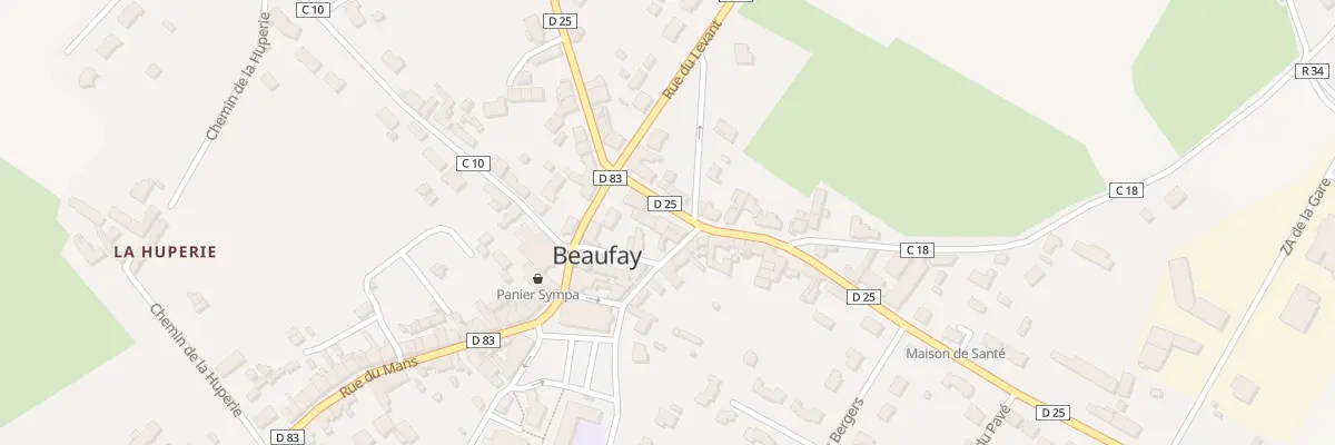Plan du 6 Rue du Pave à Beaufay