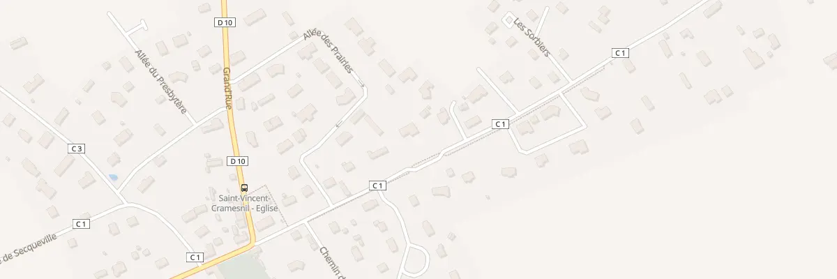 Plan du 235 Rte du Chêne à Saint-Vincent-Cramesnil