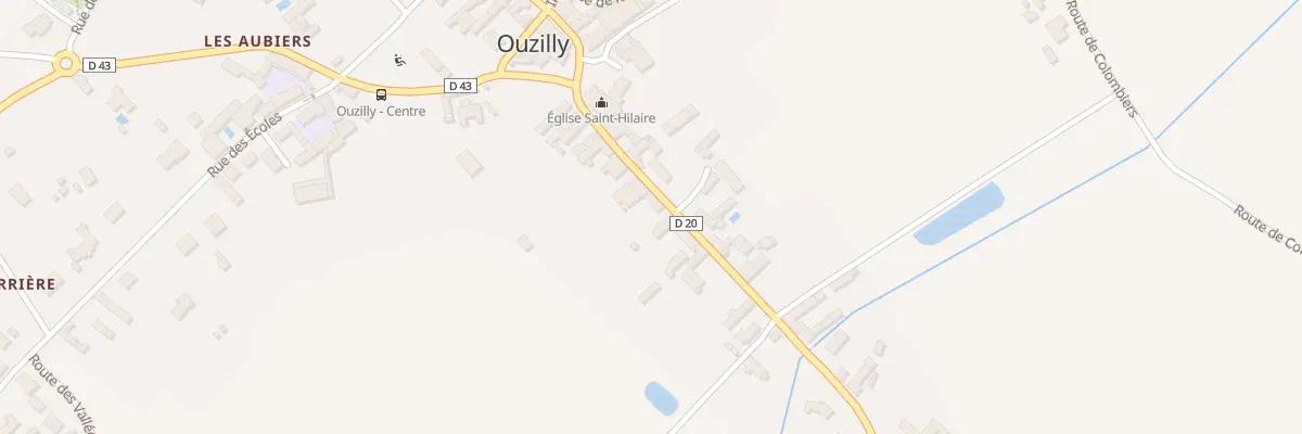 Plan du 10 Rte de Marigny à Ouzilly