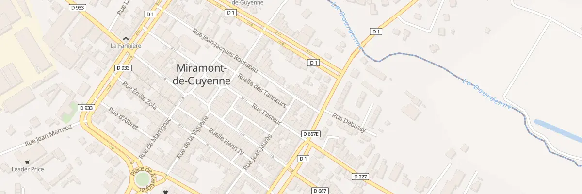Plan du 2 Rue Jean Jaurès à Miramont-de-Guyenne