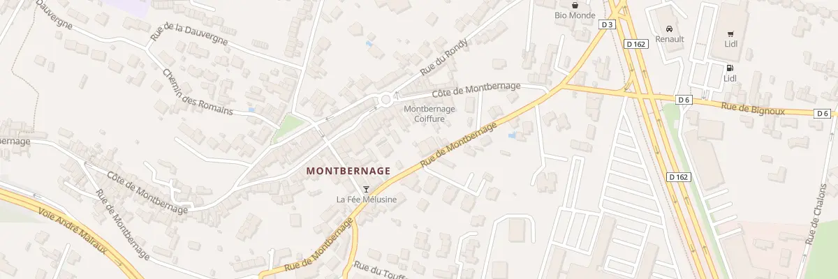 Plan du 159 Rue de Montbernage à Poitiers