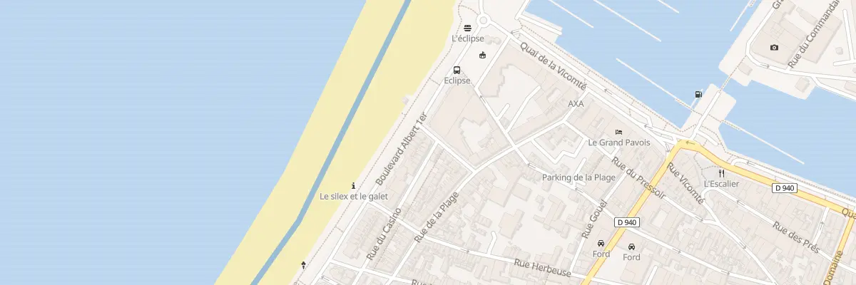 Plan du 2 Rue du Casino à Fécamp