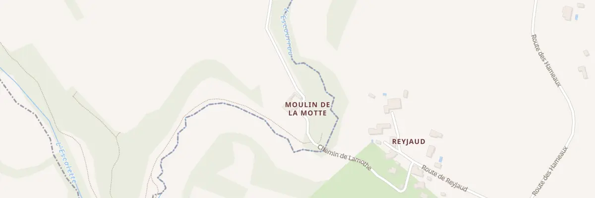 Plan du 23 La Motte à Saint-Julien-Innocence-Eulalie