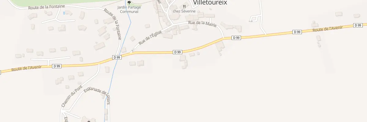 Plan du 1598 Rte de l’Avenir à Villetoureix