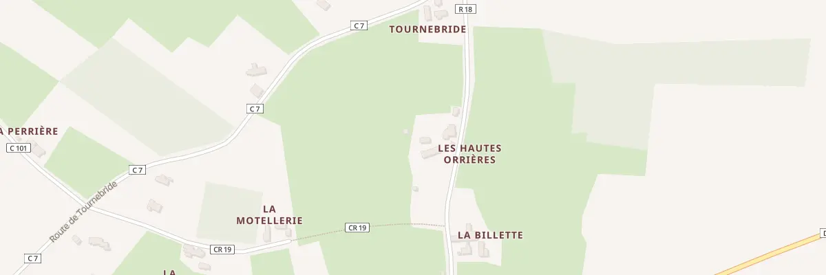 Plan du 1280 Rte de Tournebride à Courcemont