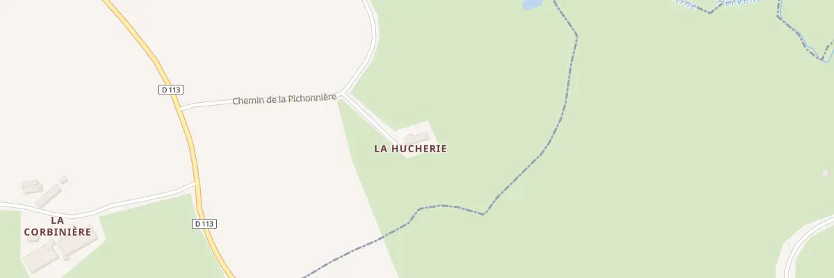 Plan du 1 Che de la Pichonnière aux Aulneaux