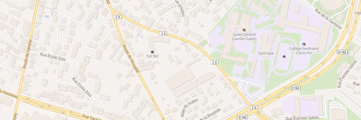 Plan du 34 Rue de la Gibauderie à Poitiers
