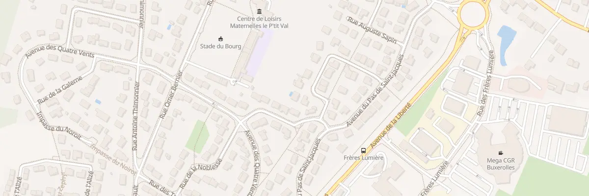 Plan du 22 Rue Pierre Fouquet à Buxerolles
