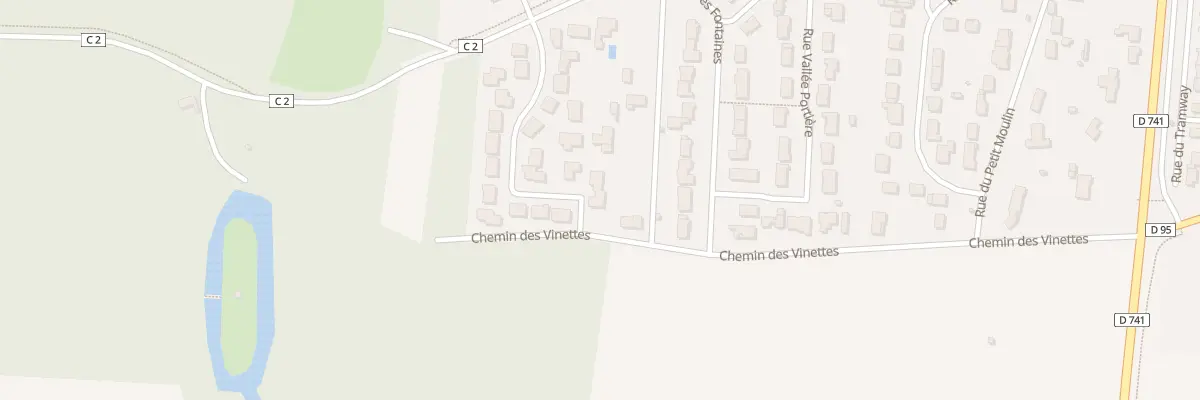 Plan du 23 Rue des Jardins à Roches-Prémarie-Andillé