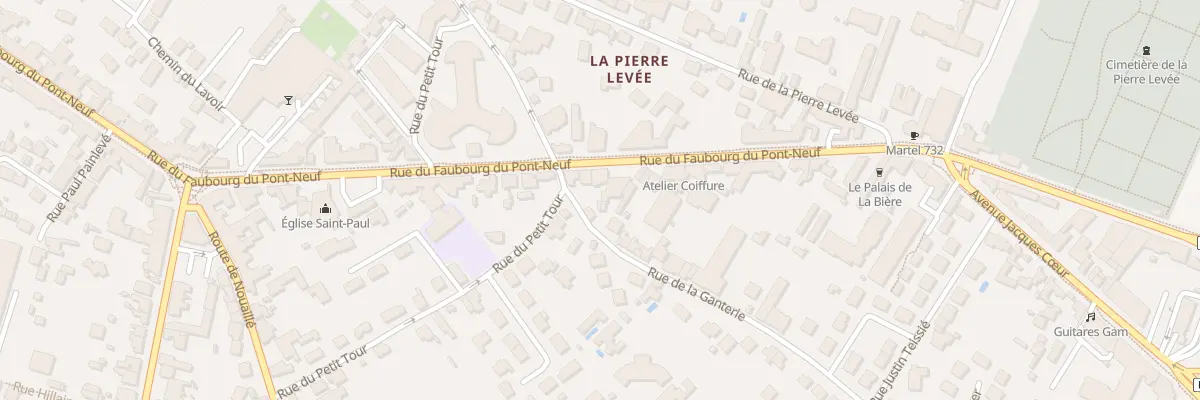 Plan du 5 Rue de la Ganterie à Poitiers