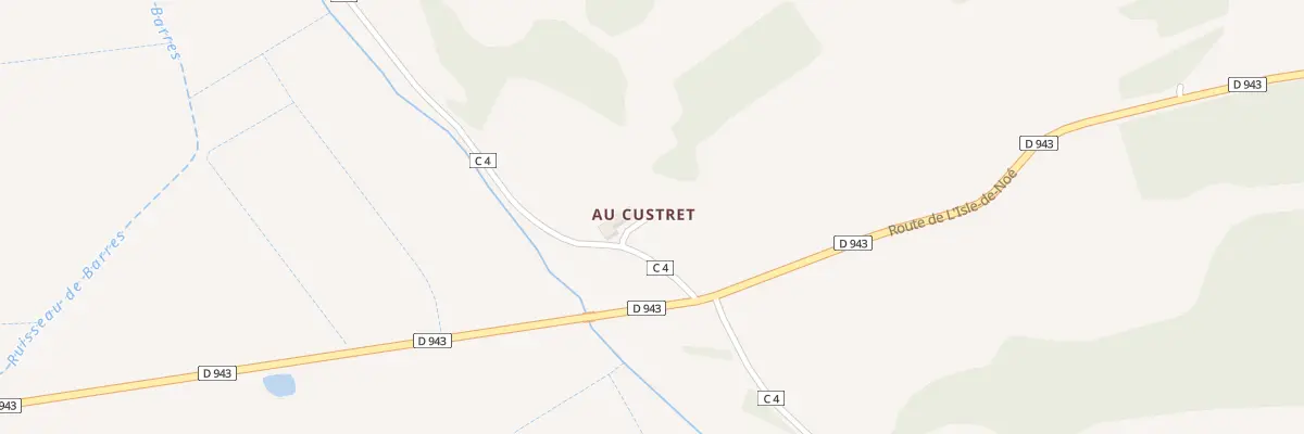 Plan du 72 Chem de Brétous à Montesquiou